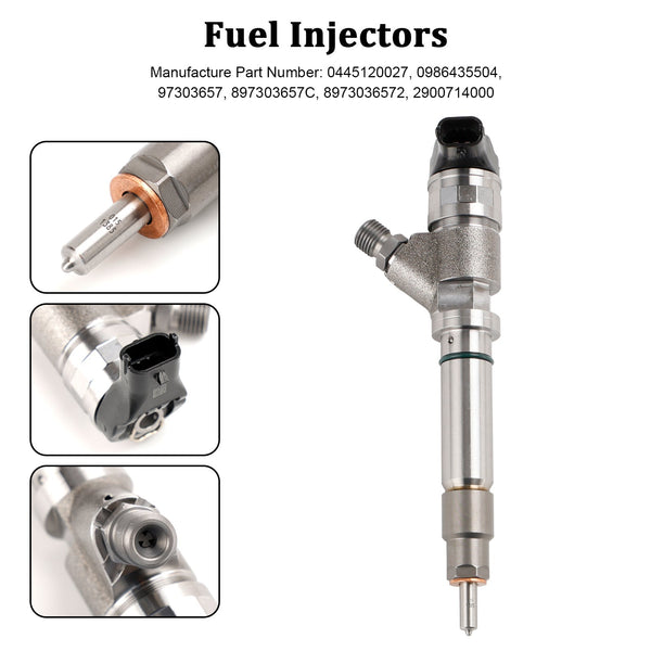 2004.5-2005 CHEVROLET SILVERADO 2500/3500 6.6L V8 LLY 1PCS Fuel Injector 0986435504 Generic