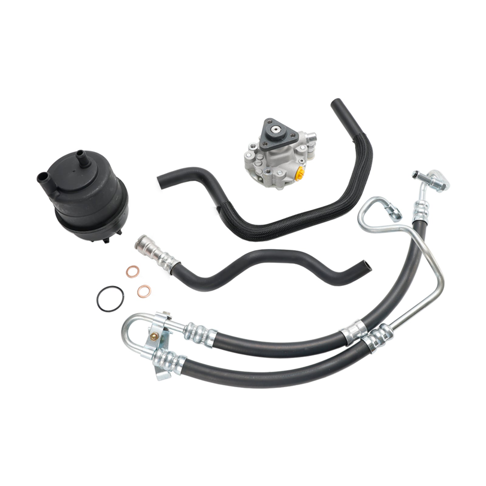 2000-2005 BMW E46 325Ci 325i 330Ci 330i Servostyrningspumpsats 553-58945 32416760036 32416750423