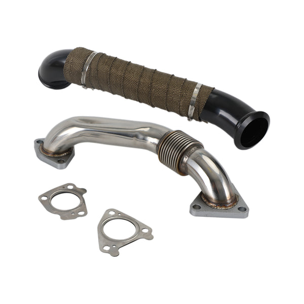 Turbo Down Pipe Passagerarsidan Upp Pipe för Chevrolet GMC 6.6 LLY LBZ LMM Duramax 2004.5-2010 Fedex Express Generic