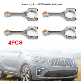 2011-2020 Kia Sorento Sportage Sonata 2.4L 4PCS コネクティングロッド 235102G500 ジェネリック