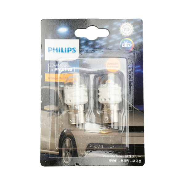 Para Philips 11496AU31B2 Ultinon Pro3100 LED-AMBER PY21W BAU15s 12V Genérico