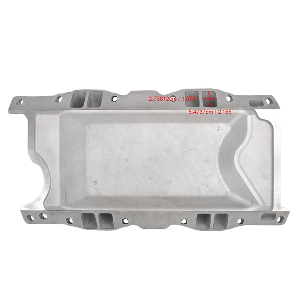 1967-2003 Chrysler/Mopar Small Block 318 340 360 Colector de admisión de aluminio genérico