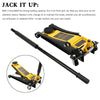 3 Ton Aluminum Steel Floor Jack With Dual Pistons Quick Lift Pump Lift Car Auto Generic