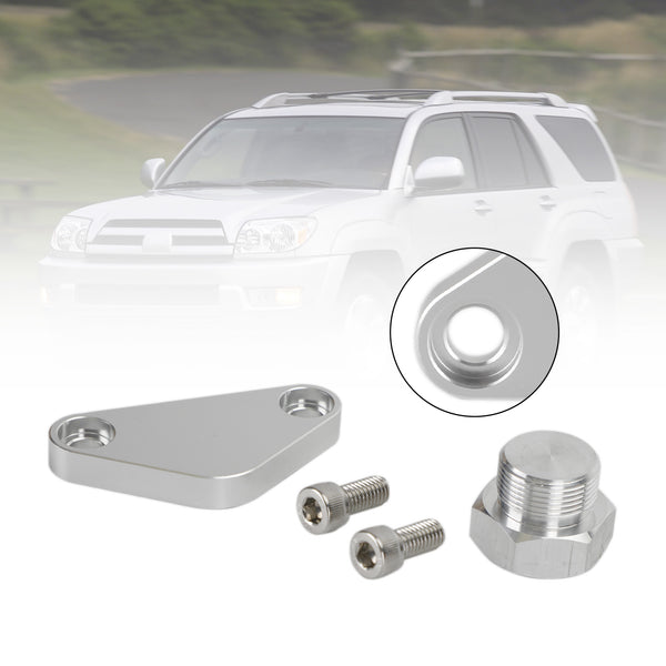 EGR Excluir Plug Block Off Plate Kit para Toyota Land Cruiser 4Runner 2.7L 4.0L Genérico