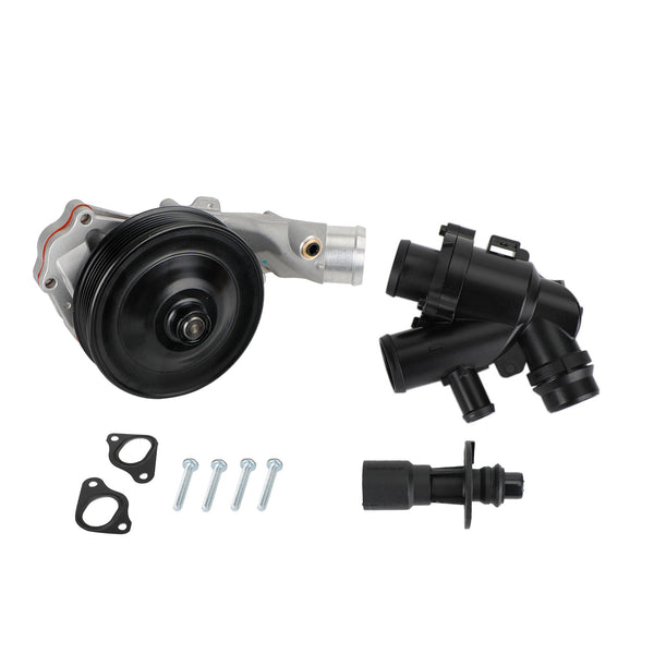 Pompe à eau Jaguar 2013-2014 XFR-S avec connecteur de joints de boulons + kit de thermostat LR097165 766192 LR028136 générique