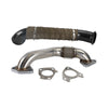 Turbo Down Pipe Passagerarsidan Upp Pipe för Chevrolet GMC 6.6 LLY LBZ LMM Duramax 2004.5-2010 Fedex Express Generic