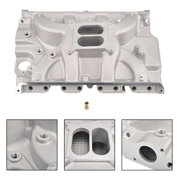 Ford FE 390 406 410 427 428 Dual Plane Satin Intake Manifold Aluminum