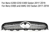 2017–2019 Benz W213 E200 E250 E300 Diamond Silver Border Frontgrill Grill Generic