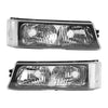 2003-2006 Avalanche 1500/2500 Pickup boîtier noir phares latéraux transparents/ensemble de lampes 10396913 15199557 2503224 générique