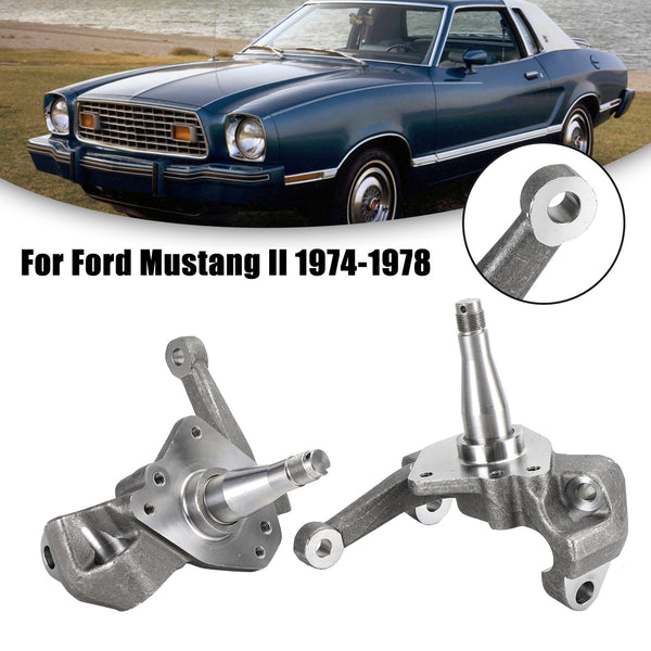 1974-1978 Ford Mustang II vänster/höger Hot Rod 2 tums dropspindlar Generic