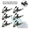 6PCS Fuel Injectors 095000-6593 Fit Hino J08E Kobelco 1984-2018 3.8 4.7 Diesel Generic