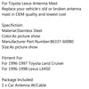 Antennenstab mit Antriebskabel 86337-60080 SIL für Toyota Lexus Land Cruiser OEM Generic
