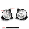 Pair Front Bumper Fog Light Lamp Cover Kit For Toyota Hilux MK7 2012-2014 Vigo Generic