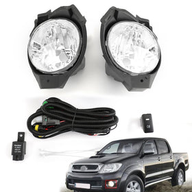 2008-2011 Toyota Hilux Vigo Mk6 Pair Front Fog Light Bumper Lamp Generic