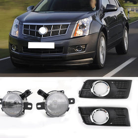 2010-16 Cadillac SRX Fog Lamps Driving Lights & Covers Generic