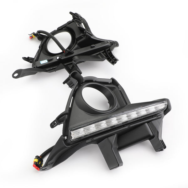 Generic Pair LED Bumper Fog Lights Lamps w/Wiring Kit For 2014-2016 Toyota Highlander