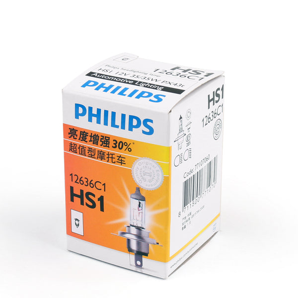 12636 Headlamp Philips Bulb Halogen 12W HS1/H4/9003/HB2 Premium 35W Generic