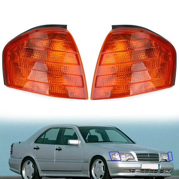 Linke/rechte Ecklichter-Blinkerlampen für Benz C-Klasse W202 1994-2000 Generic