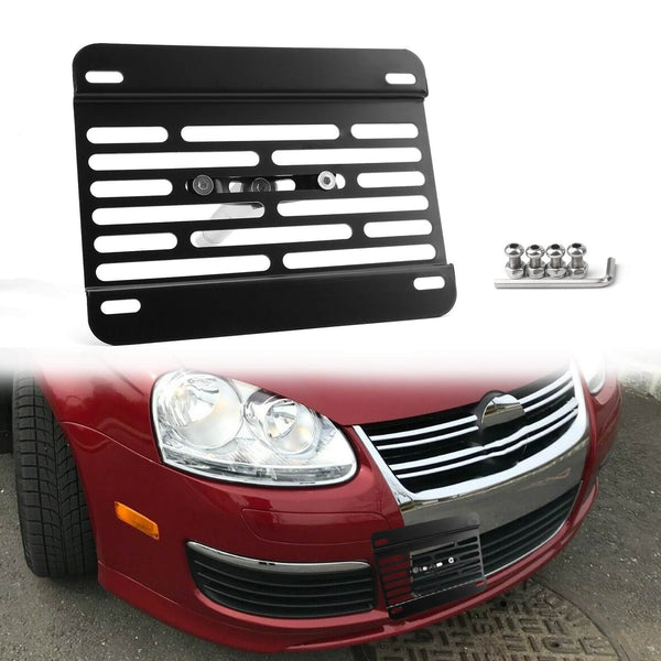 Nuevo Soporte de montaje de placa de matrícula, gancho de remolque para parachoques delantero, apto para VW MK6 Golf genérico