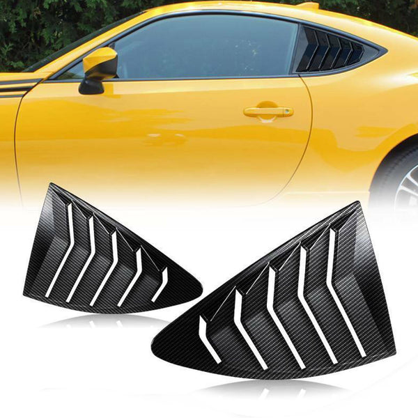 Side Window Louver Carbon For 2013-2018 Scion FRS BRZ Toyota 86 GT86 AE86 Generic