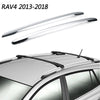 Aluminum Factory Silver Top Roof Rack Side Rails Bar For 2013-2018 Toyota RAV4 Generic