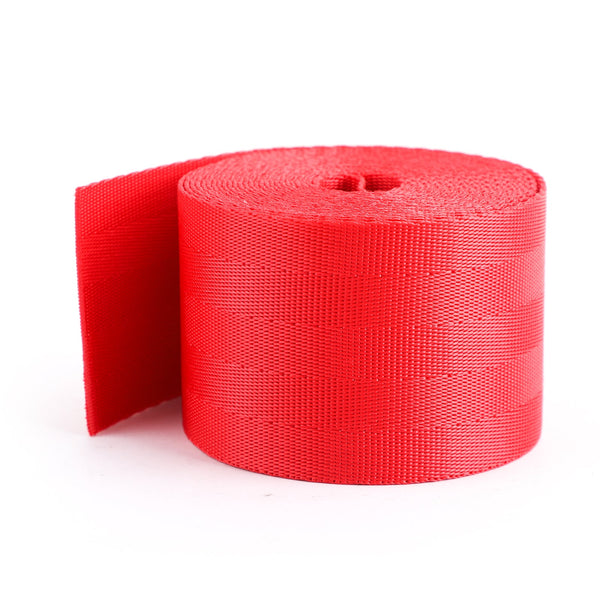 Auto-Sicherheitsgurtband aus Polyester, einziehbarer Nylon-Sicherheitsgurt für den Beckensitz, Rot, 3,6 m, generisch