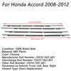 08–12 Honda Accord Weatherstrip Window 4PCS Moulding Trim Seal Belt Chrome 72410-TAO-A01 Generic