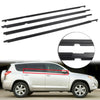 2009-2012 Toyota RAV4 4PCS Door Auto Window Trim Moulding Belt Weatherstrip Generic