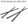 Honda Civic 2012–2015, 4 Stück, Auto-Dichtungsstreifen, Fensterleiste, Zierleiste, Dichtungsgürtel, 72910-TRO-A01, generisch