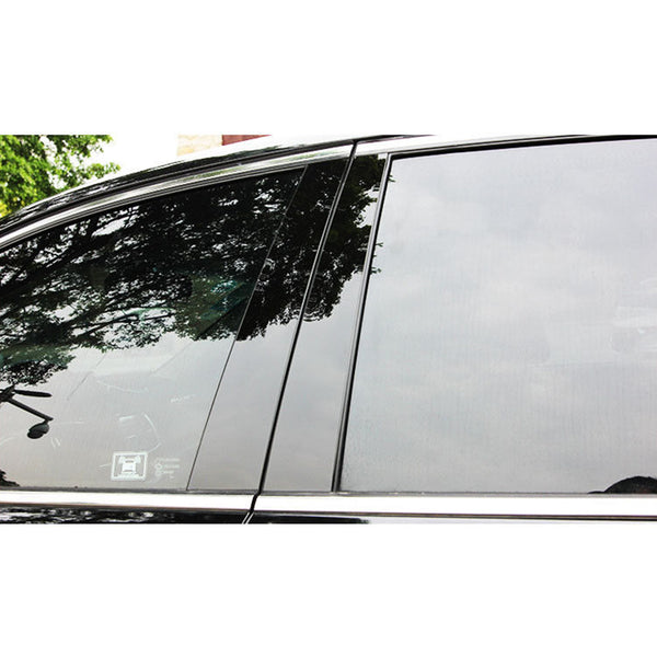 Black Pillar Posts 6pcs Cover Door Trim Window Decal For Honda Accord 2008-2012 Generic