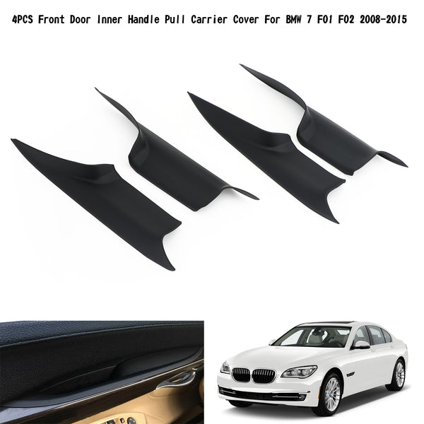 2008–2015 BMW 7 F01 F02 Areyourshop 4 Stück Vordertür-Innengriff-Zugträgerabdeckung Generisch