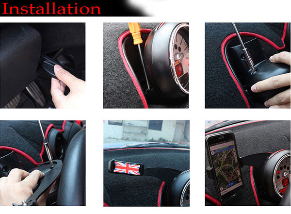 Autotelefon-GPS-Halterung, Ständer, passend für Mini Cooper Red Generic