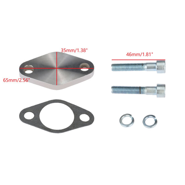 8mm EGR バルブ ブランキング ブロック プレート キット BMW E53 E65 E66 E38 E39 E46 E90 汎用