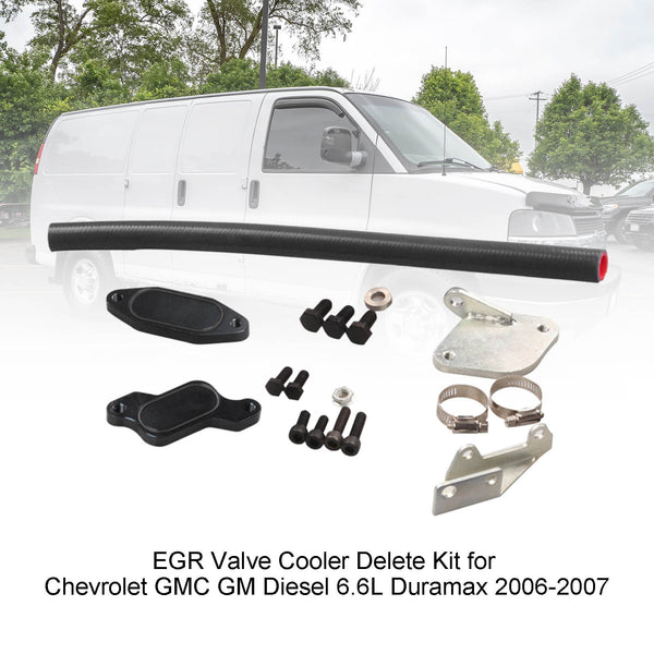 2006-2007 Chevrolet GMC GM Diesel 6.6L Duramax EGR Valve Cooler Delete Kit