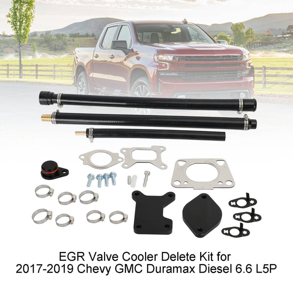 2017-2023 Chevy GMC 6.6L Duramax L5P EGR Valve Cooler Delete Kit