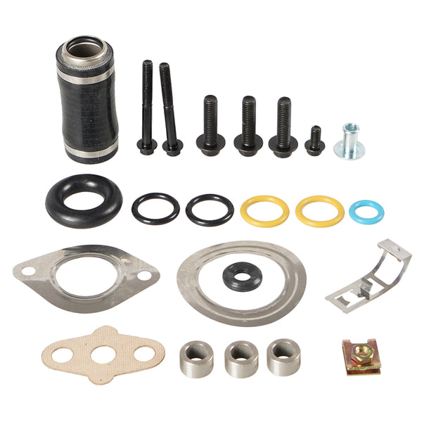 2003-2010 Ford 6.0 6.0L F250 F350 EGR Cooler Conjunto de junta do coletor de admissão com mangueira genérica