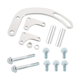 Kit staffa pompa servosterzo ricavata dal pieno per Chevy SBC 305 327 350 Small Block generico