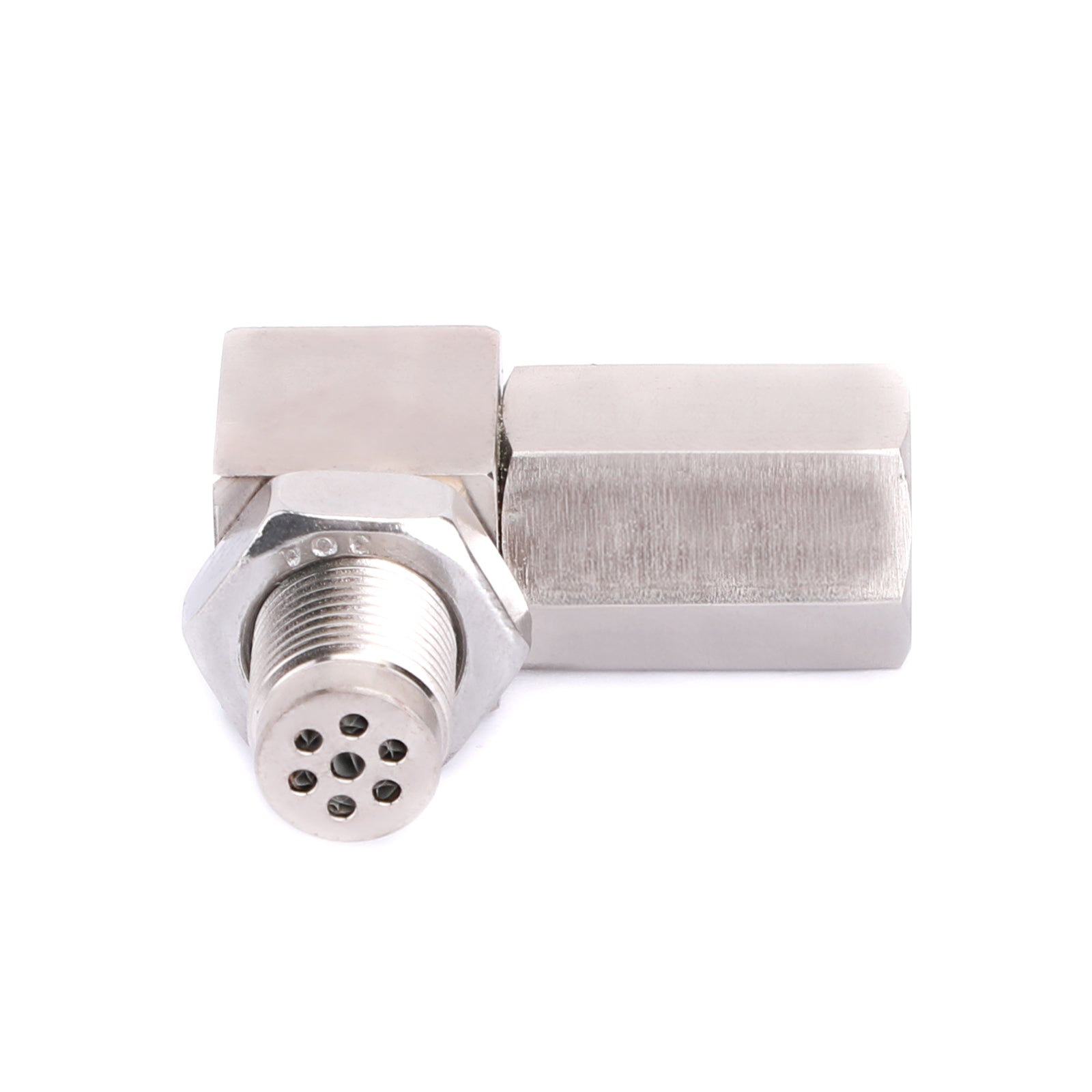 90° O2 Oksygensensor Avstandsstykke Motorlys CEL Check Bung Mini Katalysator Euro 5 standard