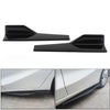 Paar 45 cm glänzende schwarze Auto-Seitenschweller, Rocker-Splitter, Diffusor, Winglet-Flügel, generisch