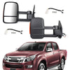 Extendable Towing Mirrors For Isuzu D-MAX 2012+ Holden Colorado RG 2012+ Generic