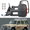 Black Electric Towing Caravan Mirrors For 100 Series Toyota Landcruiser 98-07 Generic