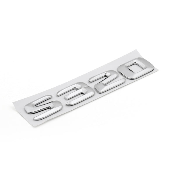 S320 S-Klasse CDI 4MATIC Chrome Car Trunk Rear Emblem Badge Letters S320 Generic
