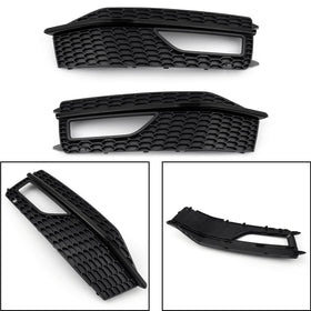 2013-2015 Audi A4 S-line S4 Bumper Fog Light Lamp Cover Grille Grill Generic