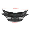 Frontgrill Sport Style Chrome Black Glossy Grill Trim für Honda HR-V HRV 16-18 Generic