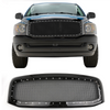 2006-2008 Dodge Ram 1500 2500 3500 Front Hood Grill Mesh Style Rivet Grille Replacement Black/Chrome Generic