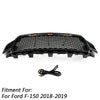 18-20 Ford F150 Honeycomb Grill Amber LED Raptor Style Grill Repalcment Generic