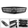 2008-2014 Benz C Class W204 W/LED Emblem C300/C350 Front Bumper Grille