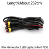 Ford F150 LED Wire Harness Cable For Ford F150 Raptor Conversion Grille Generic
