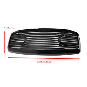 2006-2008 Dodge RAM 1500 2500/ 3500 Big Horn Grille Mesh Front Grill Shell Replacement Generic