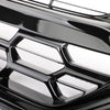 Neuer glänzend schwarzer Kühlergrill für die vordere Stoßstange oben für Honda CRV 2017–2018